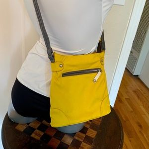 REI nylon rips top canvas cross body bag